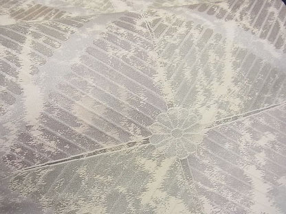 平和屋着物■六通柄袋帯 霞菊菱文 銀糸 逸品 n-gh1744