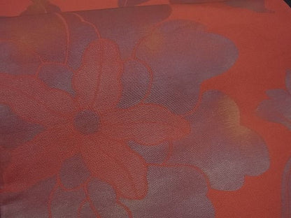 平和屋着物■六通柄袋帯 花唐草文 逸品 n-gh1763