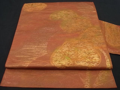 平和屋着物■八寸名古屋帯 吉祥松文 金糸 逸品 n-gh2014