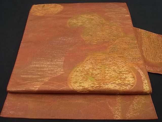 平和屋着物■八寸名古屋帯 吉祥松文 金糸 逸品 n-gh2014