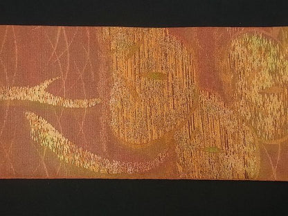 平和屋着物■八寸名古屋帯 吉祥松文 金糸 逸品 n-gh2014