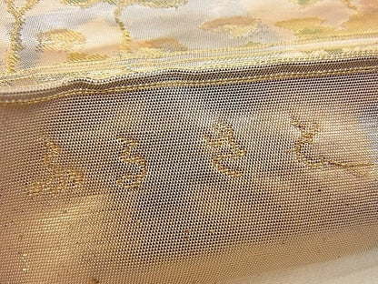 平和屋着物■六通柄袋帯 ふるさと 金糸 逸品 n-gt1215