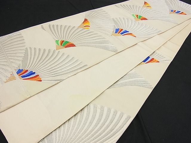 平和屋着物■六通柄袋帯 唐織 舞花文 金銀糸 逸品 n-gt1439