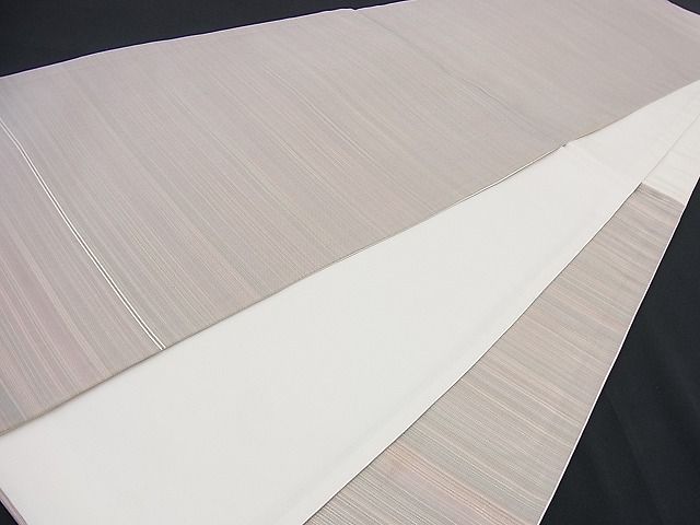 平和屋着物■六通柄袋帯 横縞 金糸 逸品 n-gt2034