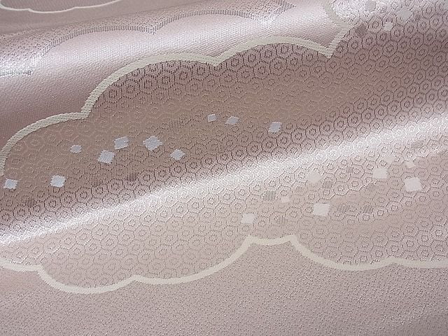 平和屋着物■六通柄袋帯 雲重ね吉祥文 銀糸 逸品 ha2451