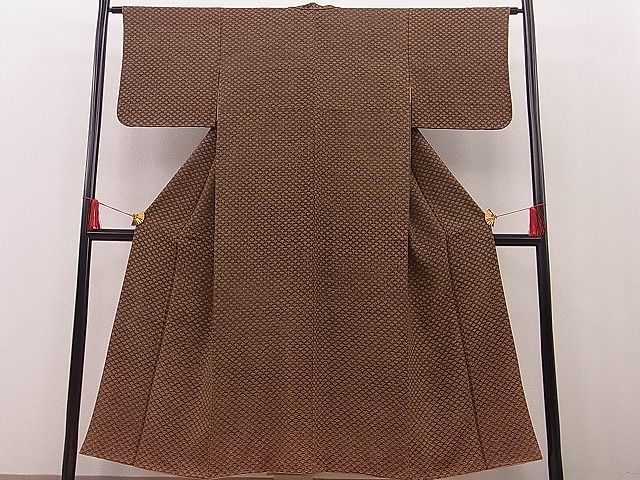 平和屋着物■付下げ　青海波　逸品　n-hj2430