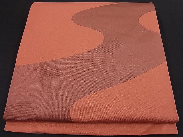 平和屋着物■六通柄 本袋帯 流水文 逸品 n-hj2820