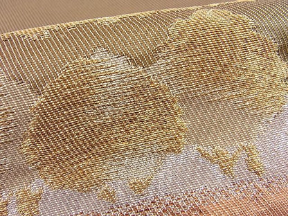 平和屋着物■六通柄袋帯 遠山樹林文 金銀糸 逸品 n-hj2831