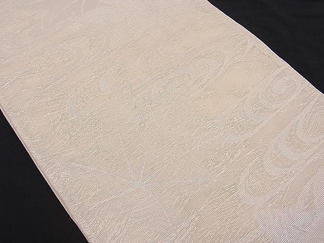 平和屋着物■夏物 六通柄袋帯 竜田川 銀糸 逸品 n-hj3237