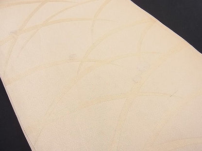 平和屋着物■夏物 六通柄袋帯 露芝文 銀糸 逸品 n-hj3324