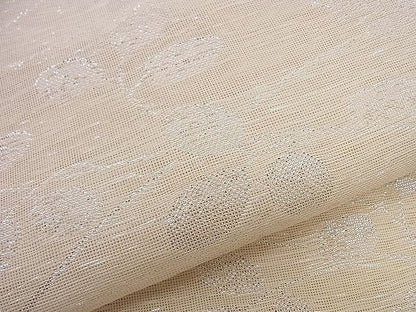 平和屋着物■夏物 六通柄袋帯 萩文 銀糸 逸品 n-hj4632