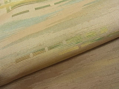 平和屋着物■上質な紬　霞風景文　逸品　n-hv0388