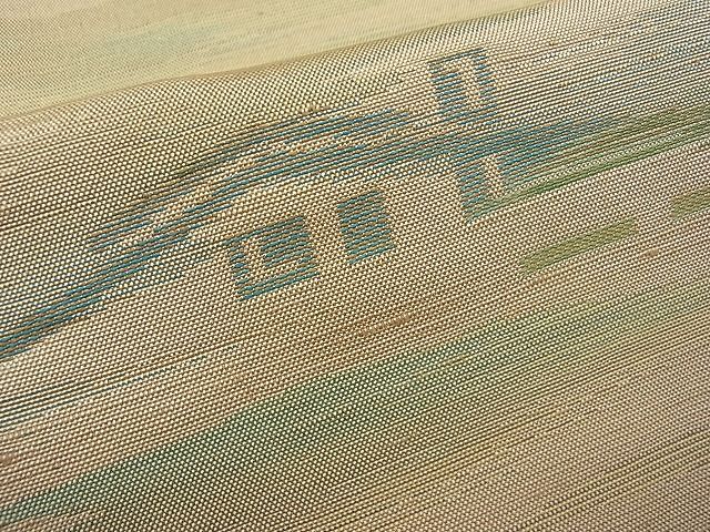 平和屋着物■上質な紬　霞風景文　逸品　n-hv0388