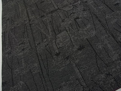平和屋着物■上質な紬　樹林文　逸品　n-hv0706