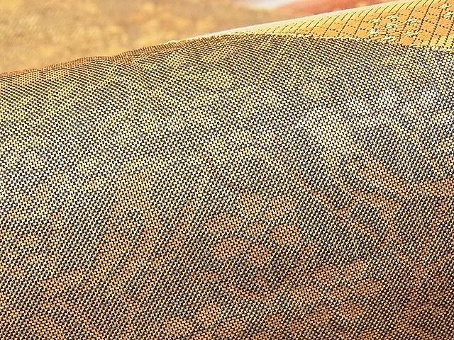 平和屋着物■六通柄袋帯 錦織更紗裂 金糸 逸品 n-hv1588