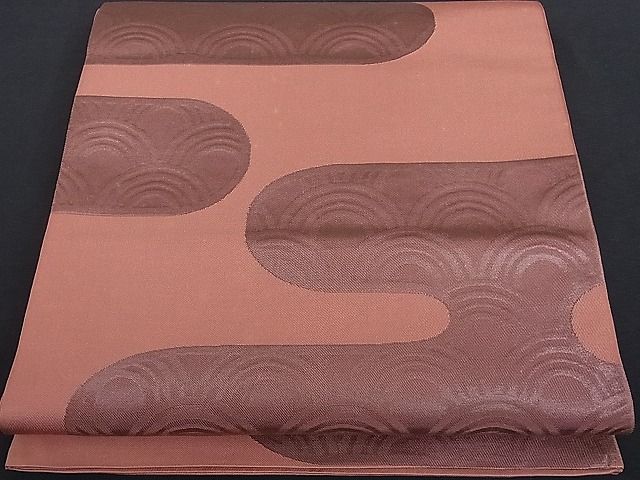 平和屋着物■六通柄 本袋帯 北山錦 逸品 hy3377