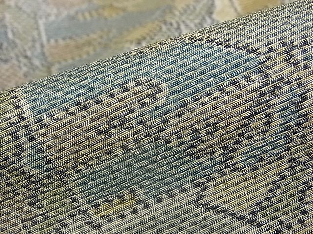 平和屋着物■上質なお召　切嵌吉祥文　逸品　hy6856