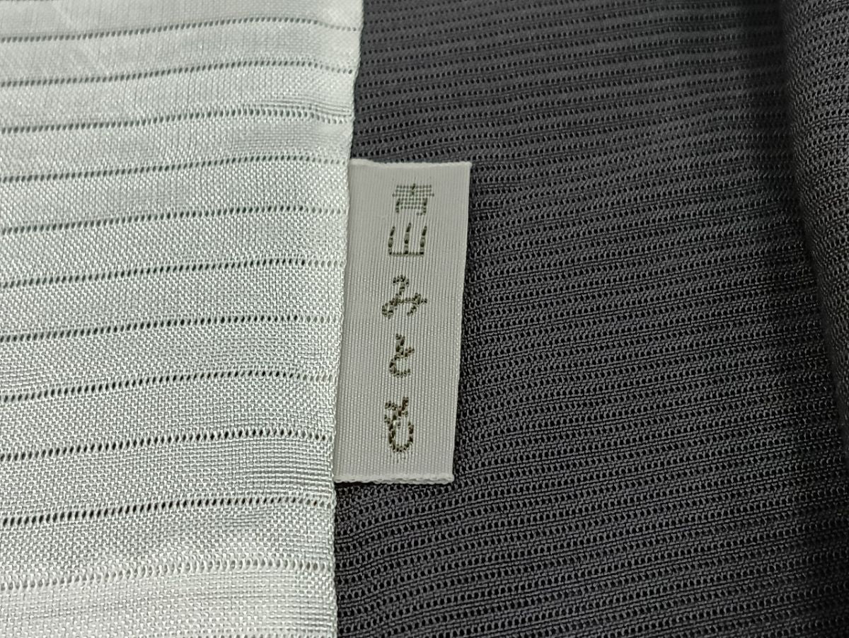 平和屋着物＊夏物 訪問着 絽 青山みとも 竹屋町刺繍 燕子花 金糸 正絹 逸品 CABB2283ze