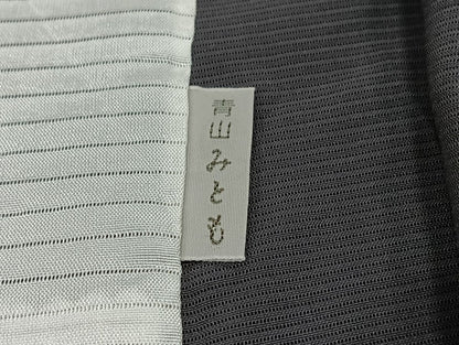 平和屋着物＊夏物 訪問着 絽 青山みとも 竹屋町刺繍 燕子花 金糸 正絹 逸品 CABB2283ze
