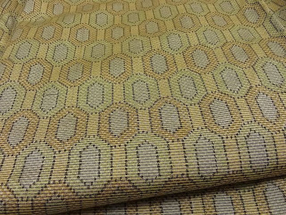 平和屋着物■上質なお召 亀甲文様 逸品 n-ip0172