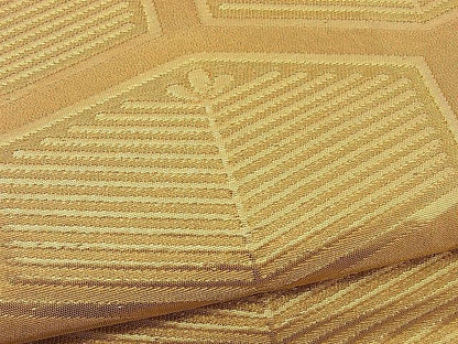 平和屋着物■六通柄袋帯 若松亀甲文様 金糸 逸品 n-ip0261