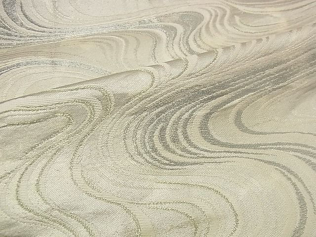 平和屋着物■六通柄袋帯 唐織 流水文 銀糸 逸品 n-iz1540