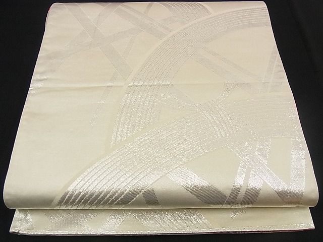 平和屋着物■両面 全通柄袋帯 籬文 銀糸 逸品 n-iz1559
