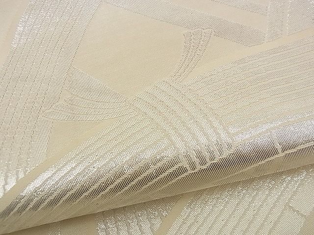 平和屋着物■両面 全通柄袋帯 籬文 銀糸 逸品 n-iz1559