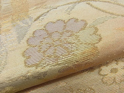 平和屋着物■六通柄袋帯 鳳凰吉祥花文 金糸 逸品 n-iz1567