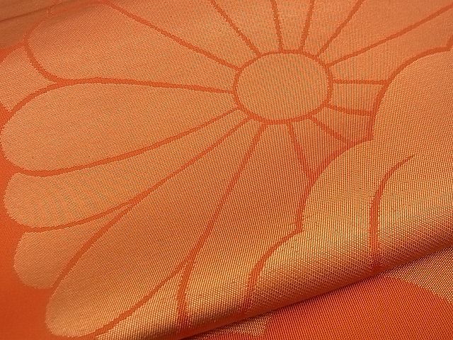 平和屋着物■六通柄 本袋帯 明日香錦 立波菊文 金糸 逸品 n-iz1570