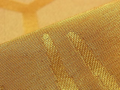 平和屋着物■六通柄袋帯 松亀甲文 金糸 逸品 n-iz1590