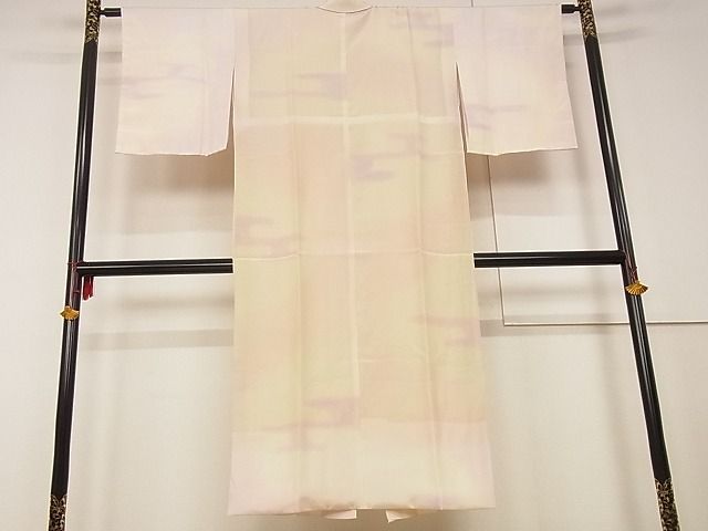 平和屋着物■長襦袢 袷 エ霞紋 暈し染め 正絹 逸品 A-ja2550