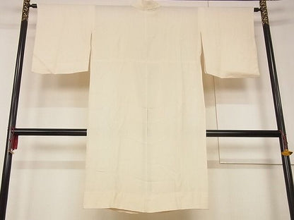 平和屋着物■長襦袢 無双仕立て 紗綾形地紋 正絹 逸品 A-ja2551