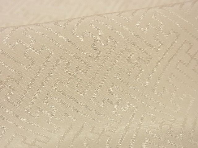 平和屋着物■長襦袢 無双仕立て 紗綾形地紋 正絹 逸品 A-ja2551