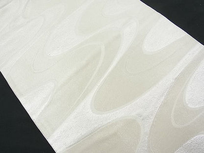 平和屋着物■西陣 六通柄袋帯 流水文 銀糸 逸品 n-je1502