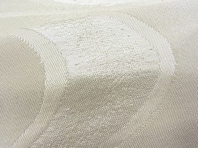 平和屋着物■西陣 六通柄袋帯 流水文 銀糸 逸品 n-je1502