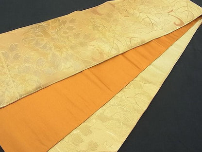 平和屋着物■六通柄袋帯 桐文 金糸 逸品 n-je1535