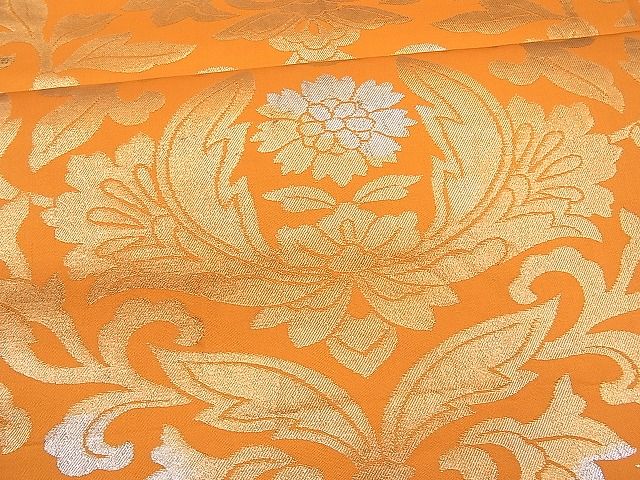 平和屋着物■六通柄袋帯 吉祥花文 金銀糸 逸品 n-je1576