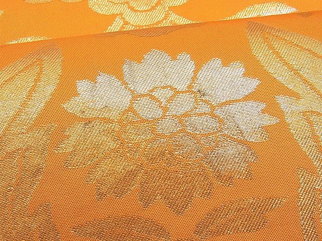 平和屋着物■六通柄袋帯 吉祥花文 金銀糸 逸品 n-je1576