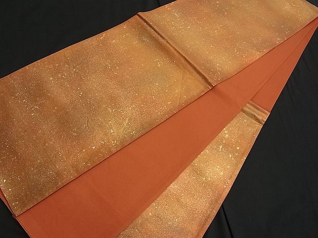 平和屋着物■六通柄袋帯 霞文 金彩 逸品 n-je1613