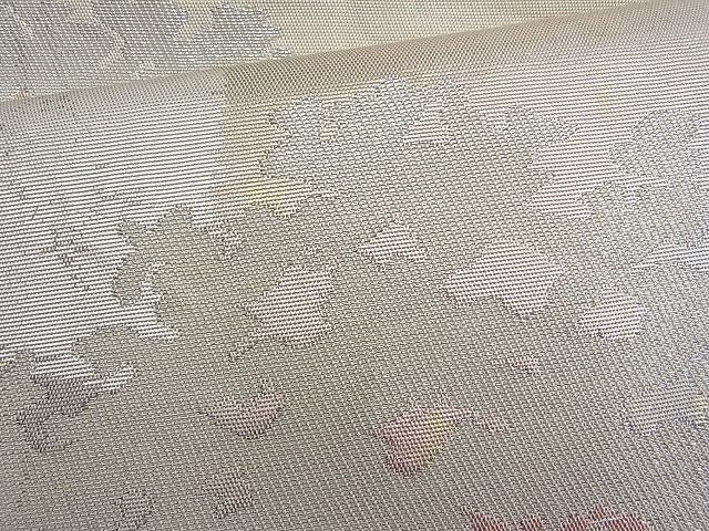 平和屋着物■六通柄袋帯 遠山文 銀糸 逸品 n-je1716