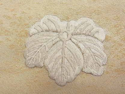 平和屋着物■六通柄袋帯 霞文 金糸 逸品 n-je1719