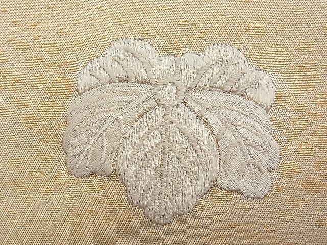平和屋着物■六通柄袋帯 霞文 金糸 逸品 n-je1719