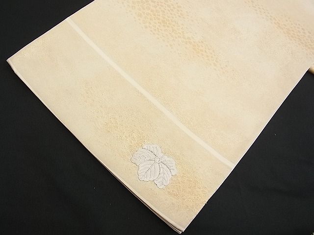 平和屋着物■六通柄袋帯 霞文 金糸 逸品 n-je1719