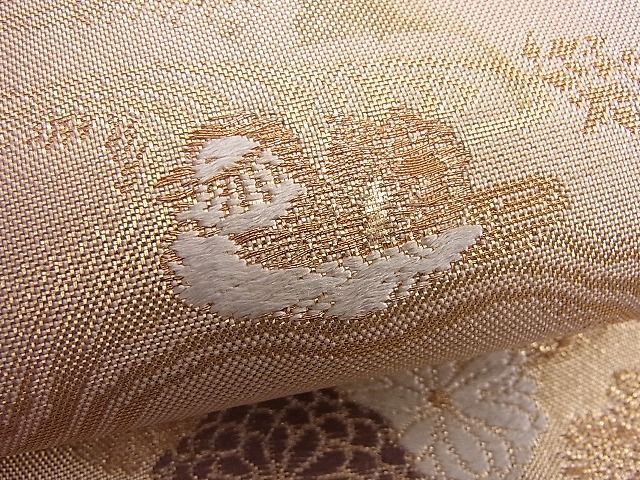 平和屋着物■九百佐賀錦 六通柄袋帯 唐織 蒔絵 金糸 逸品 n-je1873