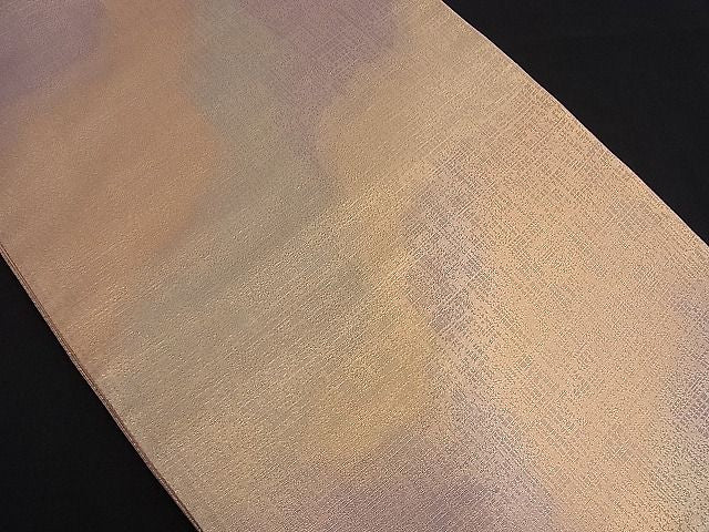 平和屋着物■全通柄袋帯 霞文 金糸 逸品 n-je1887