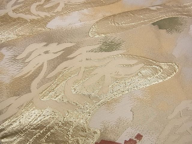 平和屋着物■六通柄袋帯 浜松文 金銀糸 逸品 n-jx0066