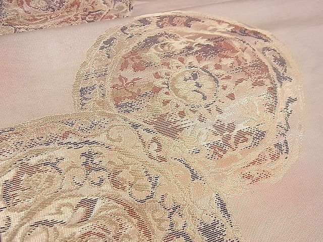 平和屋着物■六通柄袋帯 花丸文 金糸 逸品 n-jx0073