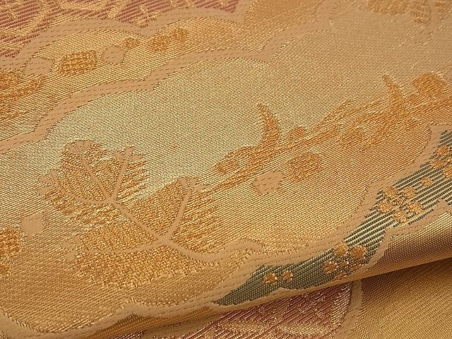 平和屋着物■六通柄袋帯 雲取吉祥文 金糸 逸品 n-jx0139
