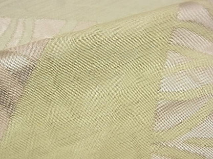 平和屋着物■六通柄袋帯 ふくれ織 吉祥文 銀糸 逸品 n-jx0424
